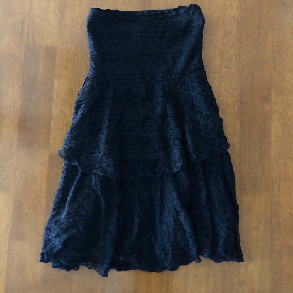 Black lace dress